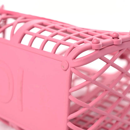 Fendi Recycled Plastic Vitello Liberty Matte Small Fendi Basket Rosa 6 of 16
