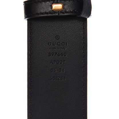 Gucci Calfskin Double G 40mm Belt 85 34 Black 4 of 6