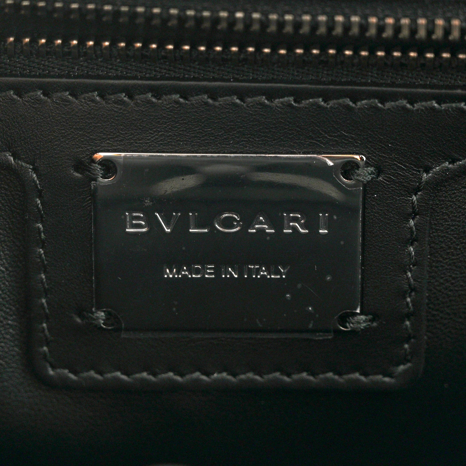 Bulgari Quilted Nappa Smooth Calfskin Serpenti Forever Diamond Blast Shoulder Bag Black 7 of 10