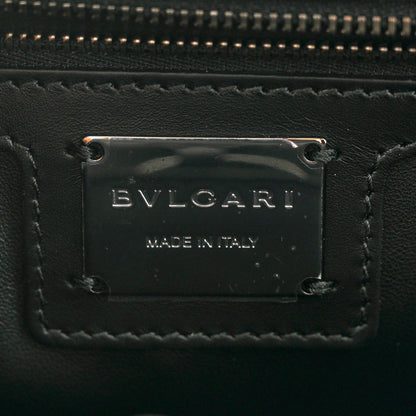 Bulgari Quilted Nappa Smooth Calfskin Serpenti Forever Diamond Blast Shoulder Bag Black 7 of 10