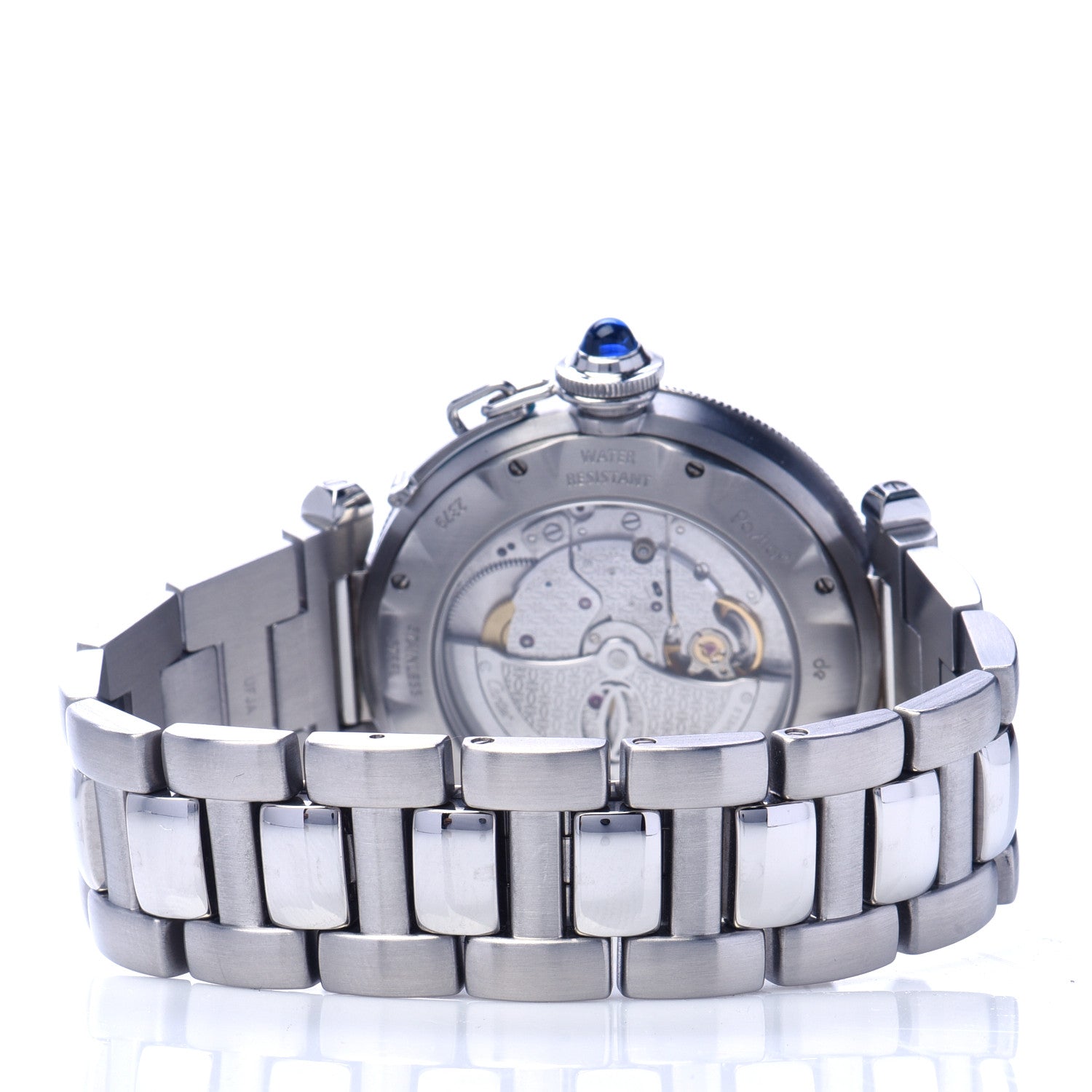 Cartier Stainless Steel 38mm Pasha C Grille Automatic Watch 3 of 5