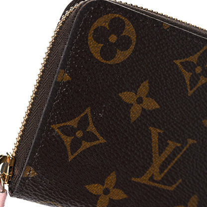 Louis Vuitton Monogram Clemence Wallet Rose Ballerine 7 of 9