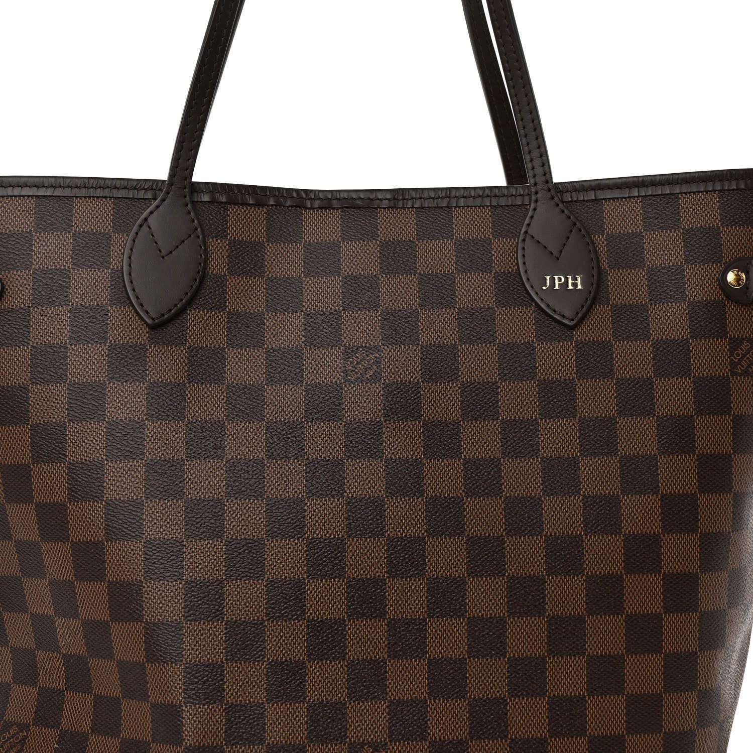 Louis Vuitton Damier Ebene Neo Neverfull MM Rose Ballerine 8 of 11