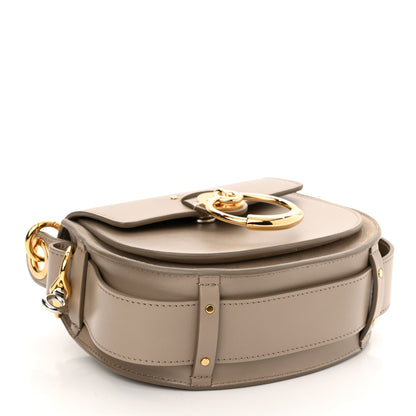 Chloe Calfskin Suede Small Tess Bag Motty Grey 3 of 8