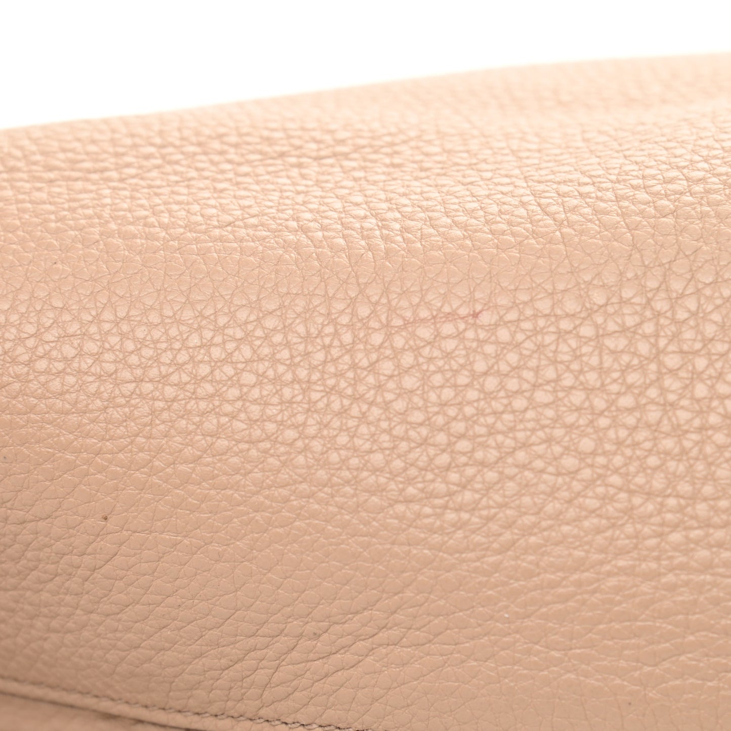 Vitello Daino Shopping Tote Cammeo
