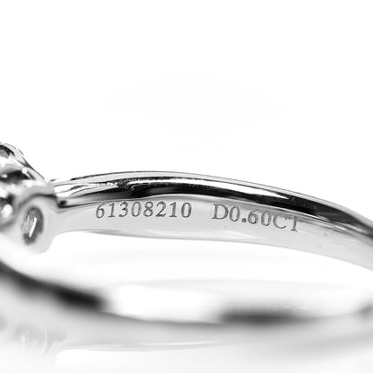Tiffany Platinum Diamond .60ct Harmony Engagement Ring 52 6 5 of 5