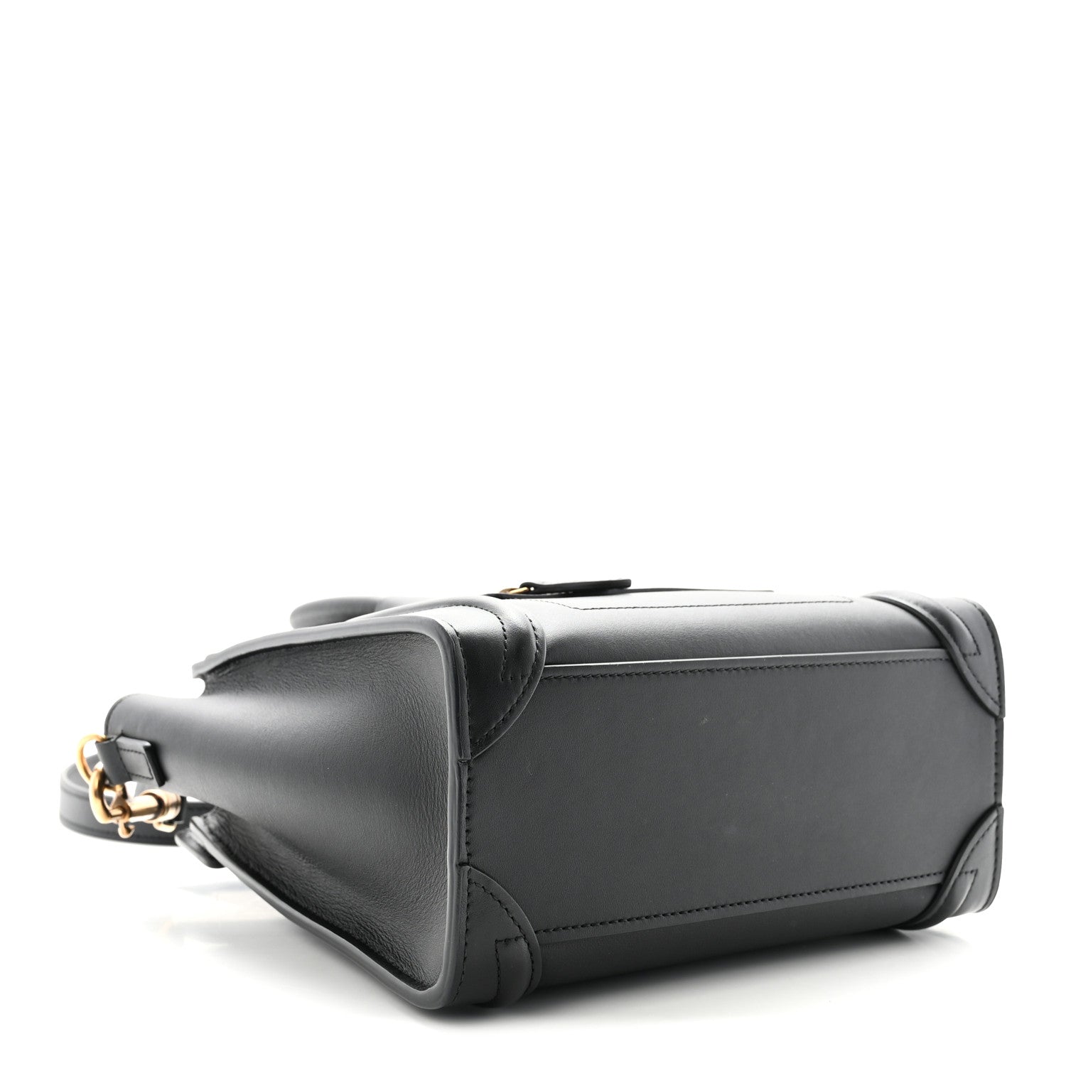 Celine Smooth Calfskin Nano Luggage Black 4 of 11
