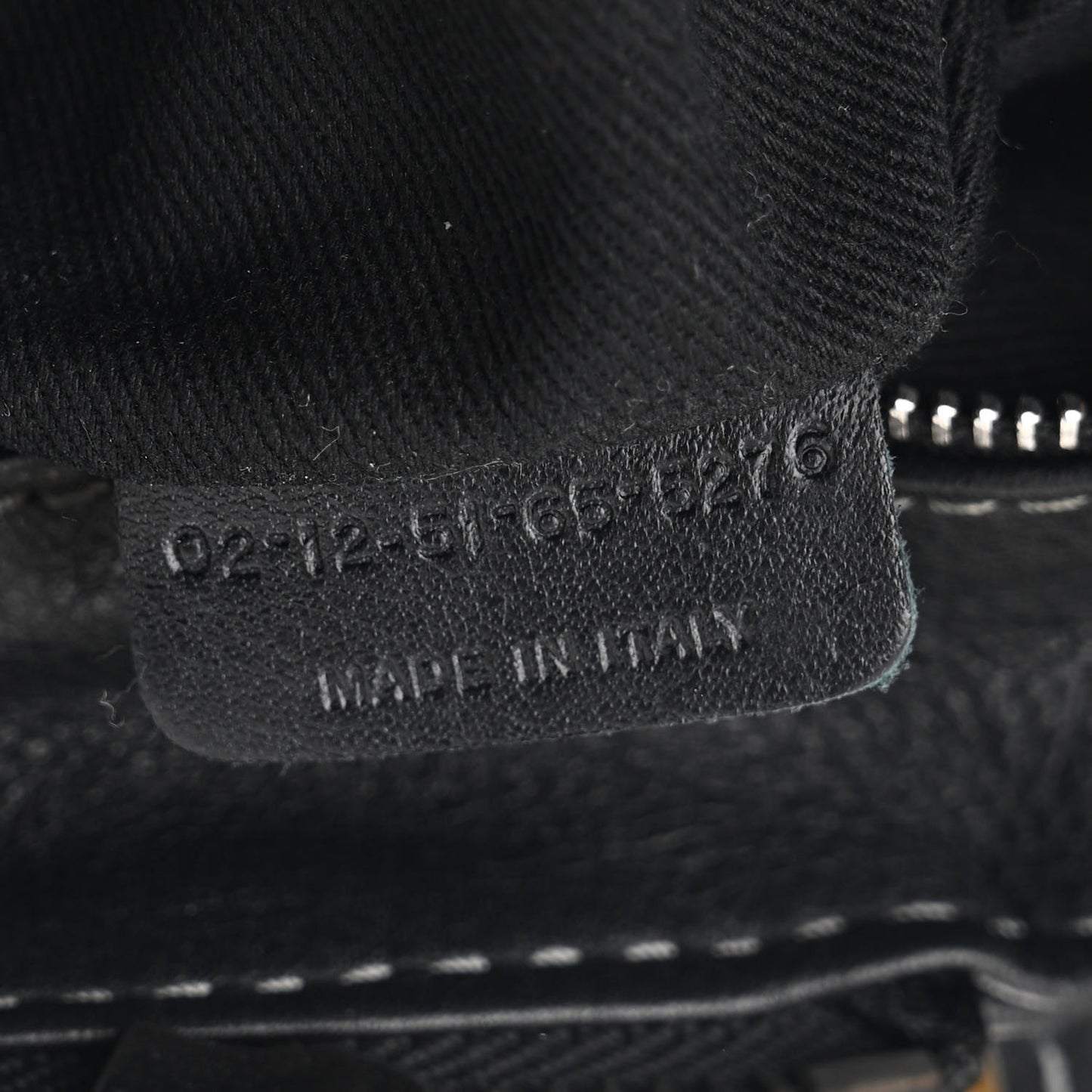 Calfskin Medium Paddington Satchel Black