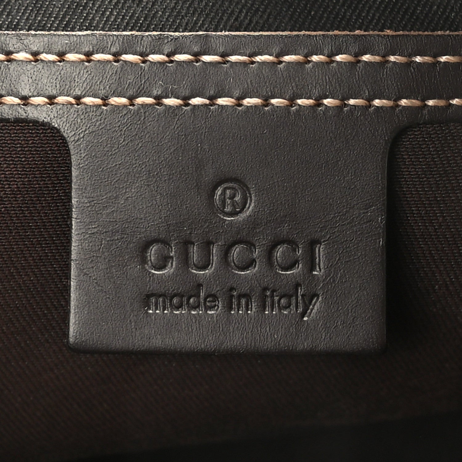 Gucci GG Supreme Monogram Belt Bag Dark Brown 6 of 9