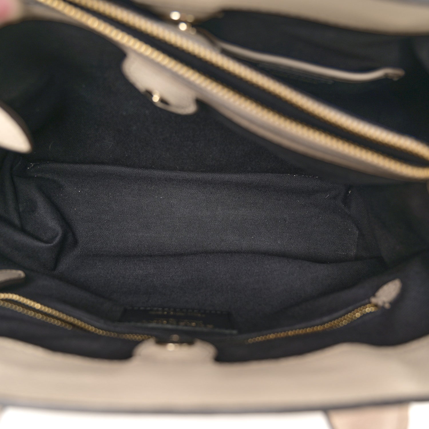 Burberry Derby Calfskin House Check Medium Banner Tote Limestone 6 of 18