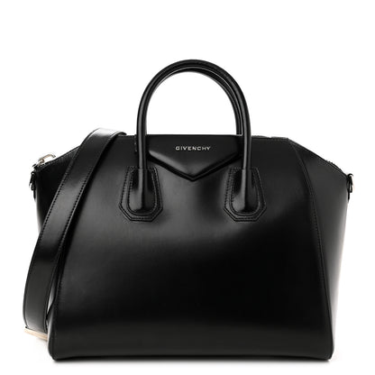 Givenchy Shiny Lord Calfskin Medium Antigona Black 1 of 12
