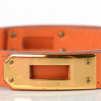 Hermes Box Kelly Double Tour Bracelet S Orange 6 of 7