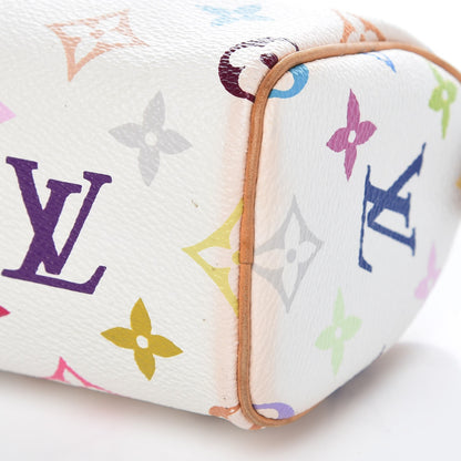 Louis Vuitton Monogram Multicolor Mini Sac HL Speedy White 8 of 9