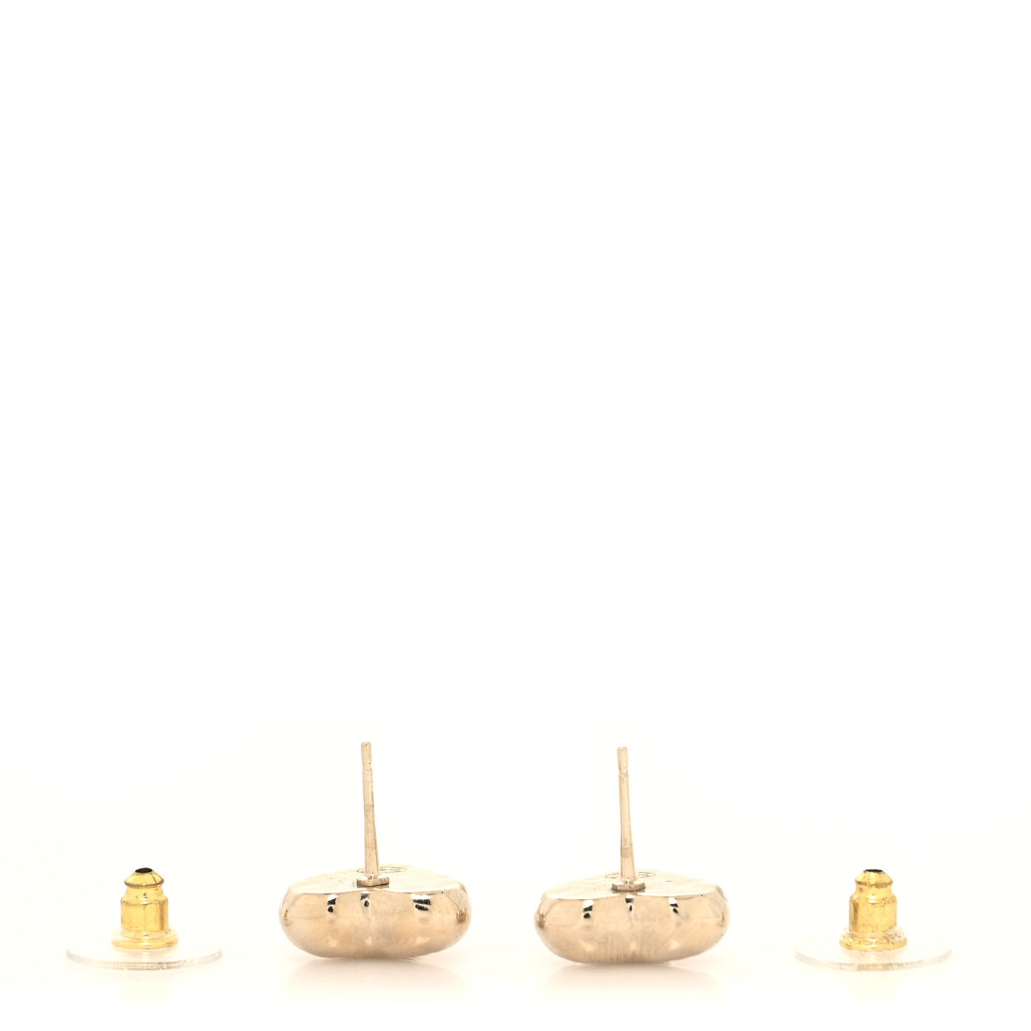 CC Heart Earrings Gold