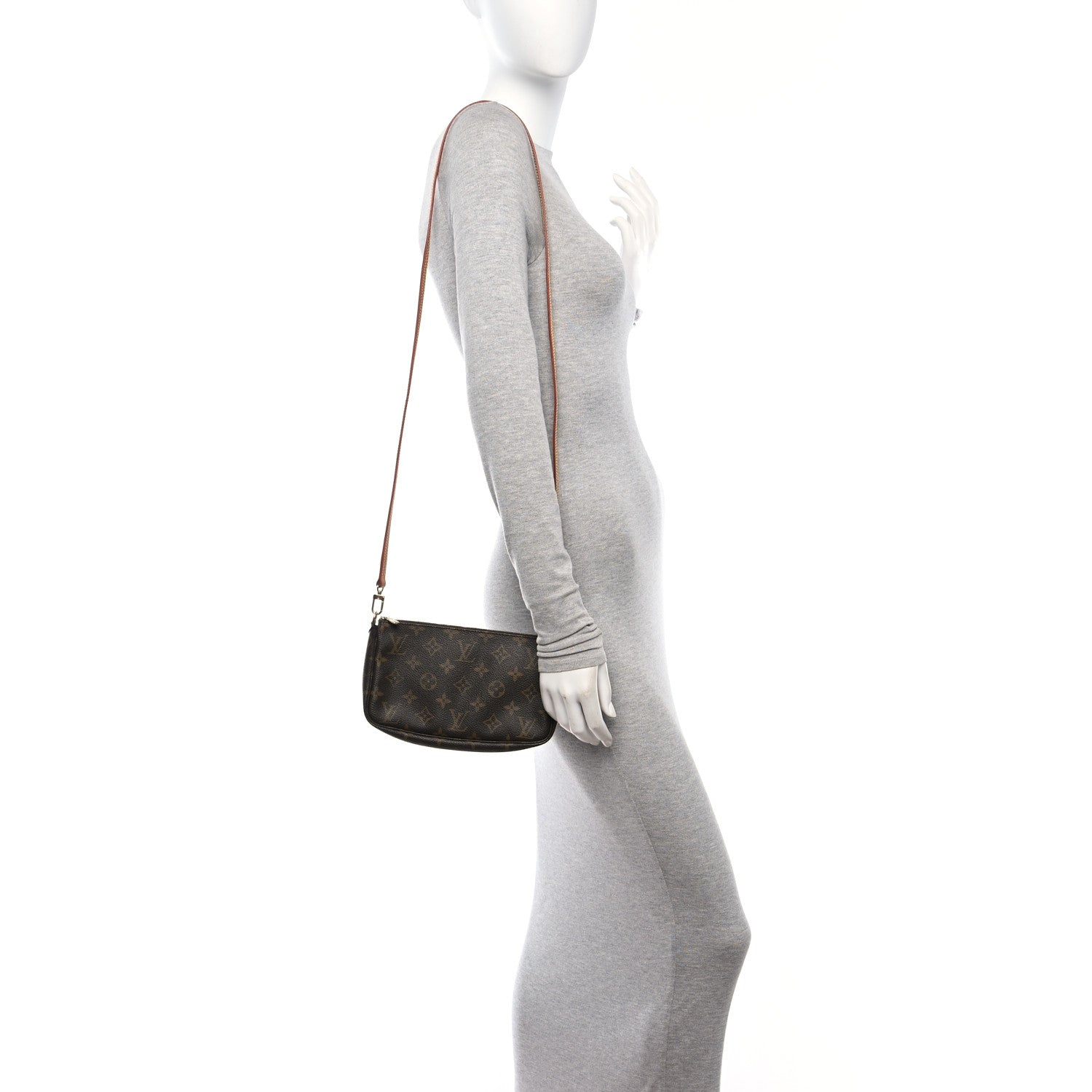 Louis Vuitton Monogram Accessories Pochette Long Strap 2 of 10