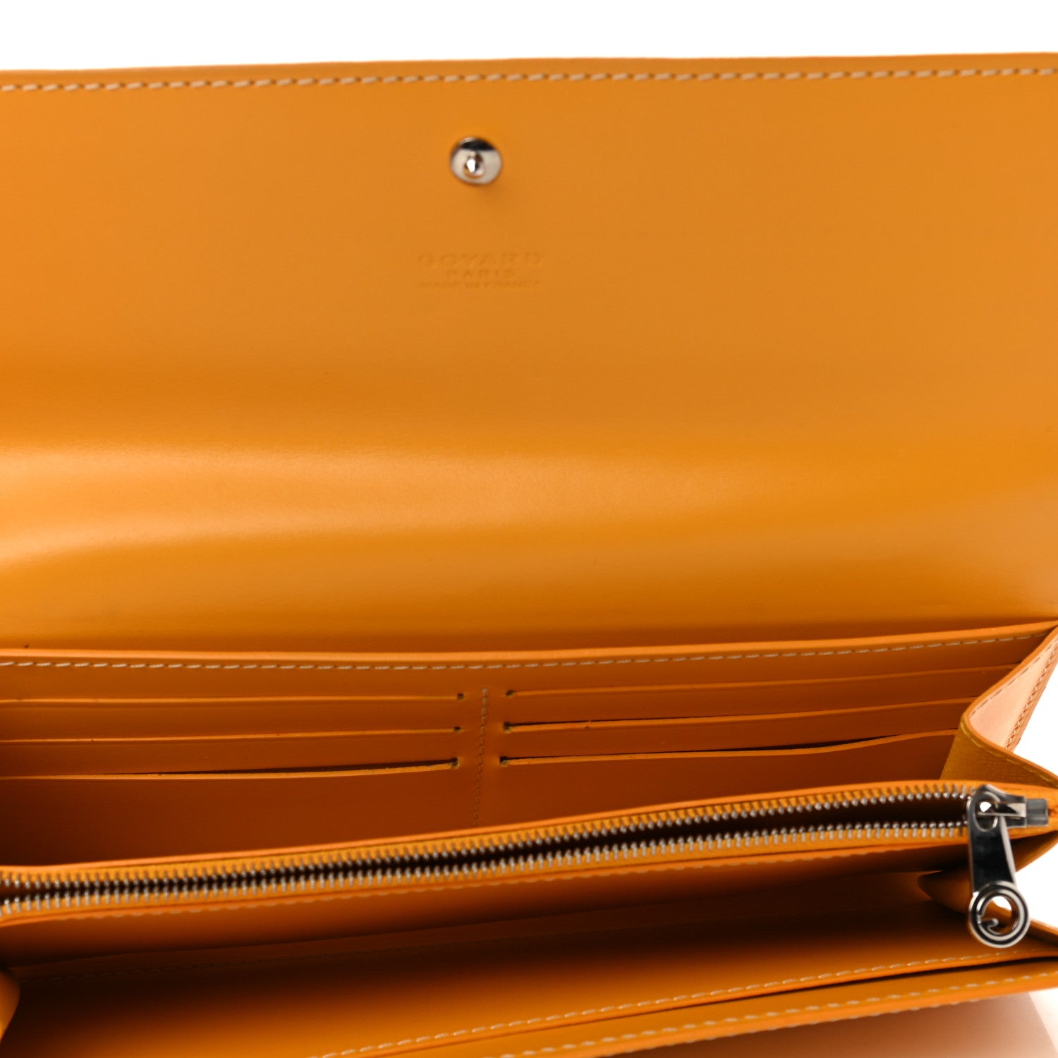 Goyard Goyardine Varenne Long Wallet Yellow 5 of 7