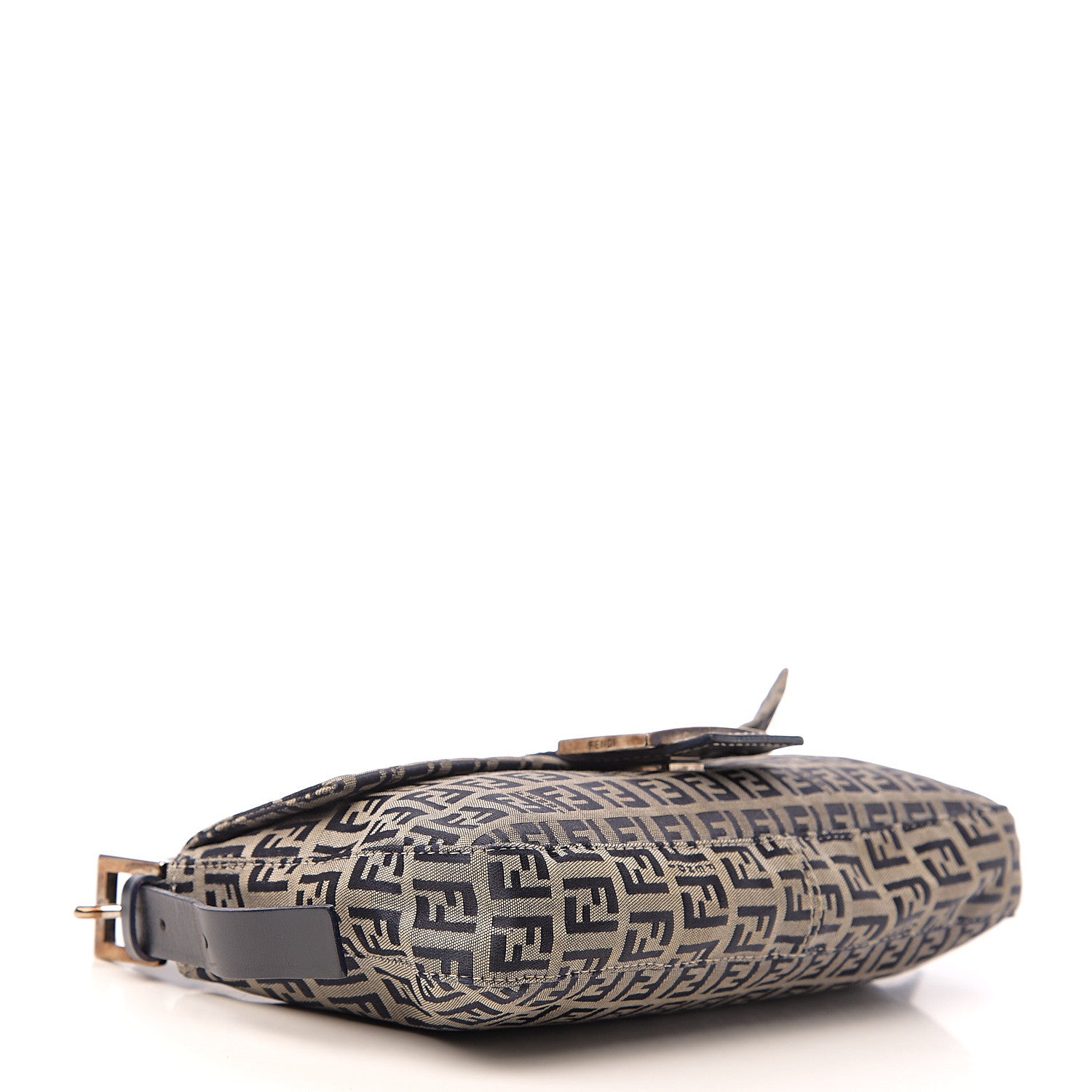 Fendi Zucchino Baguette Navy 3 of 8