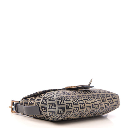 Fendi Zucchino Baguette Navy 3 of 8