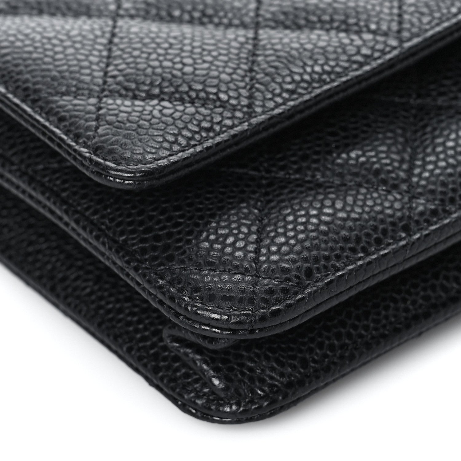 Chanel Caviar Quilted Wallet On Chain WOC Black 9 of 11