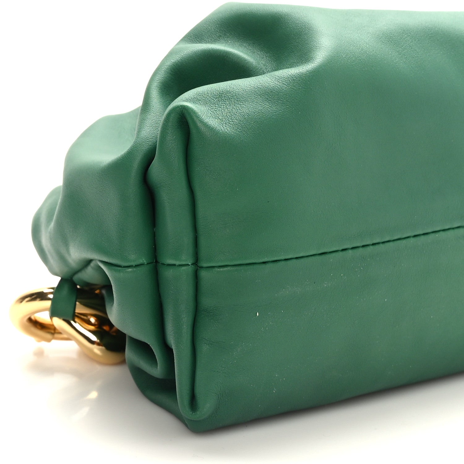 Bottega Veneta Calfskin The Pouch Chain Racing Green 8 of 9
