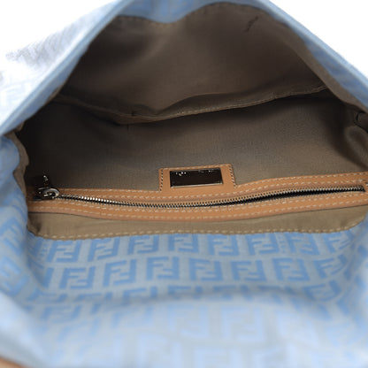 Fendi Zucchino Baguette Blue 4 of 9
