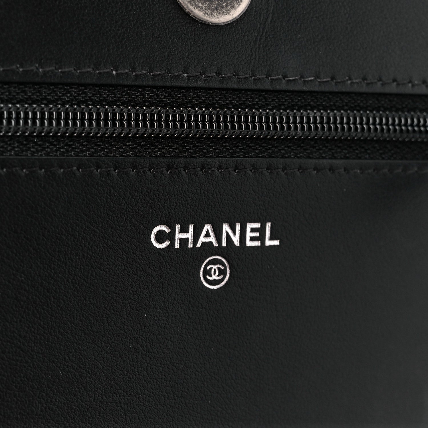 Chanel Caviar Quilted Boy Wallet On Chain WOC Black 7 of 13