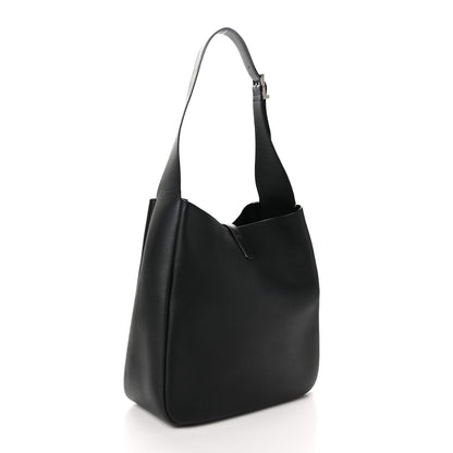 Saint Laurent Smooth Calfskin Large Le 5 A 7 Soft Hobo Black 3 of 9