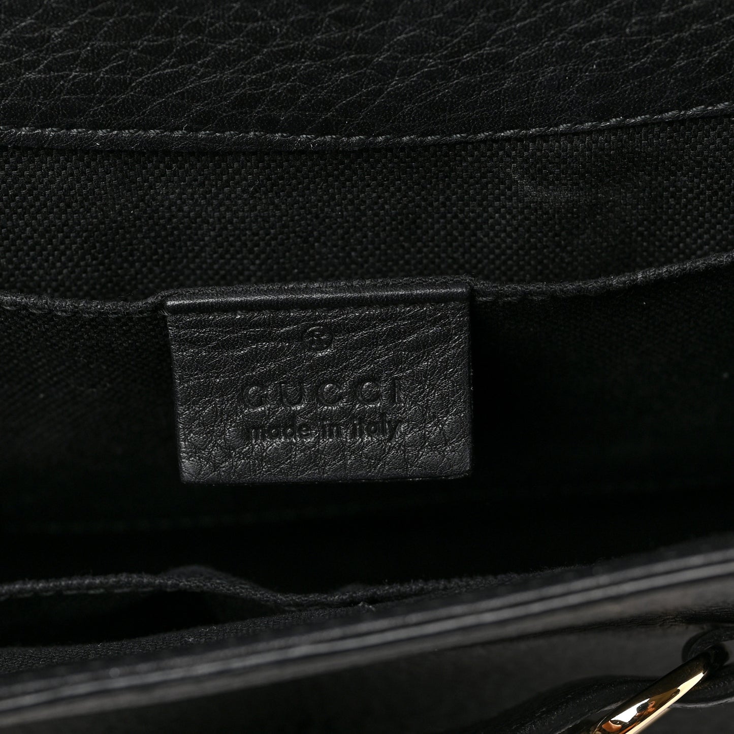 Cellarius Calfskin Medium Emily Chain Shoulder Bag Black
