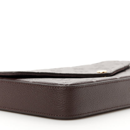 Louis Vuitton Empreinte Pochette Felicie Chain Wallet Chocolate 14 of 16