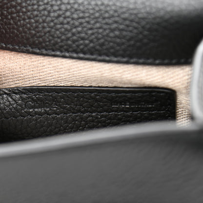 Chloe Calfskin Mini Marcie Round Crossbody Bag Black 6 of 9
