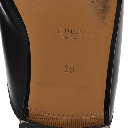 Gucci Calfskin Womens Princetown Slippers 39 Black 7 of 9