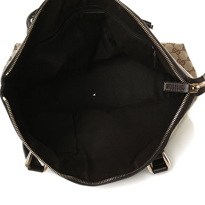 Gucci Monogram Medium Abbey Tote Dark Brown 5 of 11