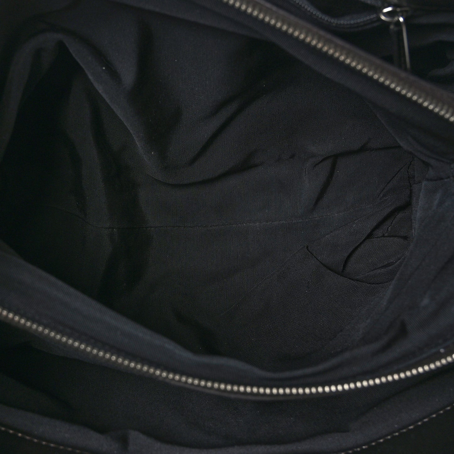 Metallic Lambskin Quilted Timeless CC Tote White Black