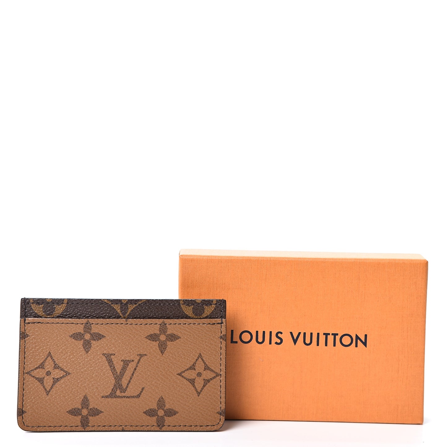 Reverse Monogram Card Holder