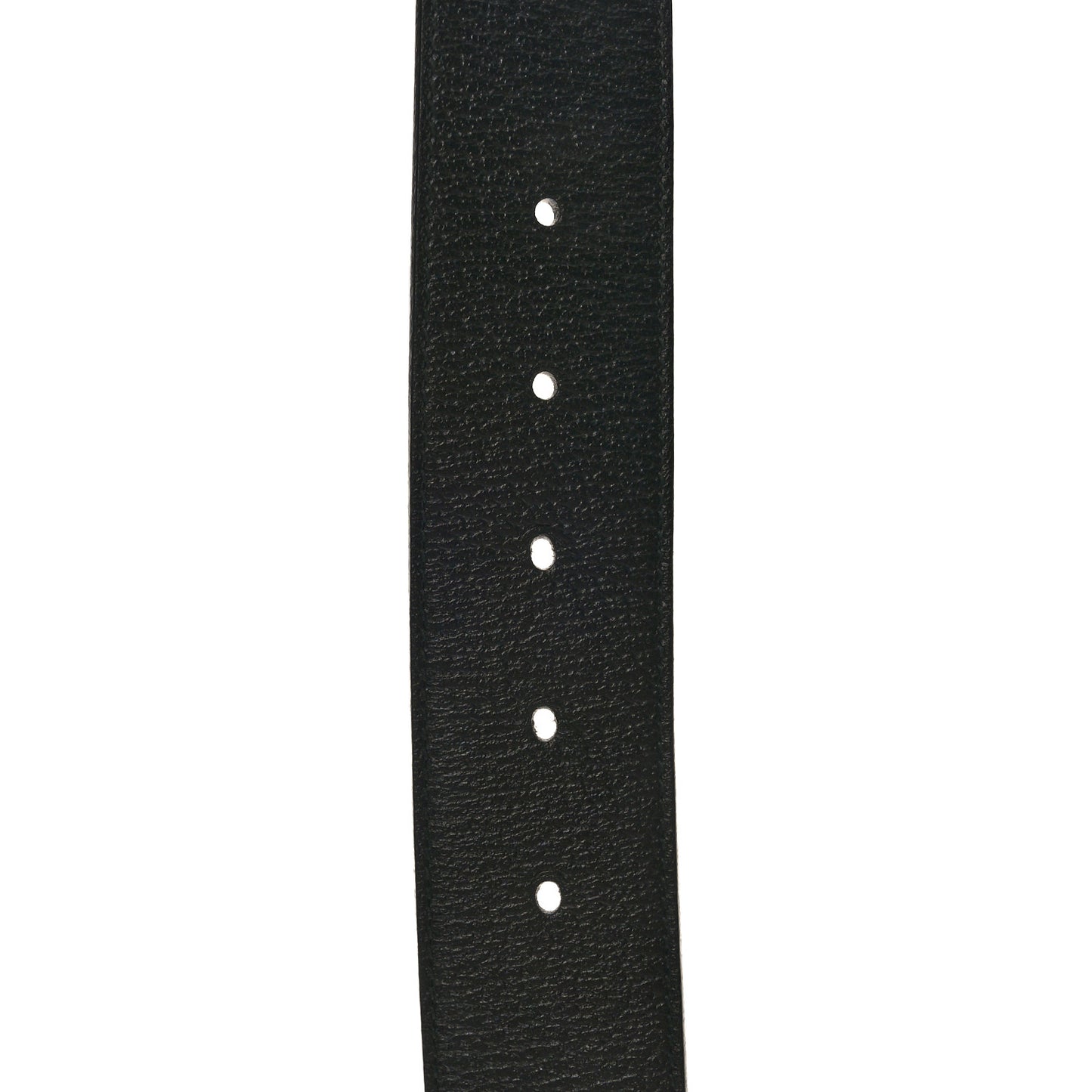 Textured Dollar Calfskin Double G 40mm Belt 110 44 Black
