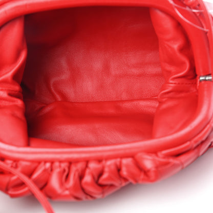 Bottega Veneta Nappa Intrecciato The Mini Pouch Bright Red 7 of 9