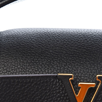 Louis Vuitton Taurillon Capucines MM Black 8 of 11