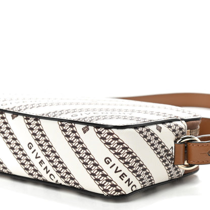 Givenchy Canvas Logo Striped Crossbody Bag Beige 5 of 9