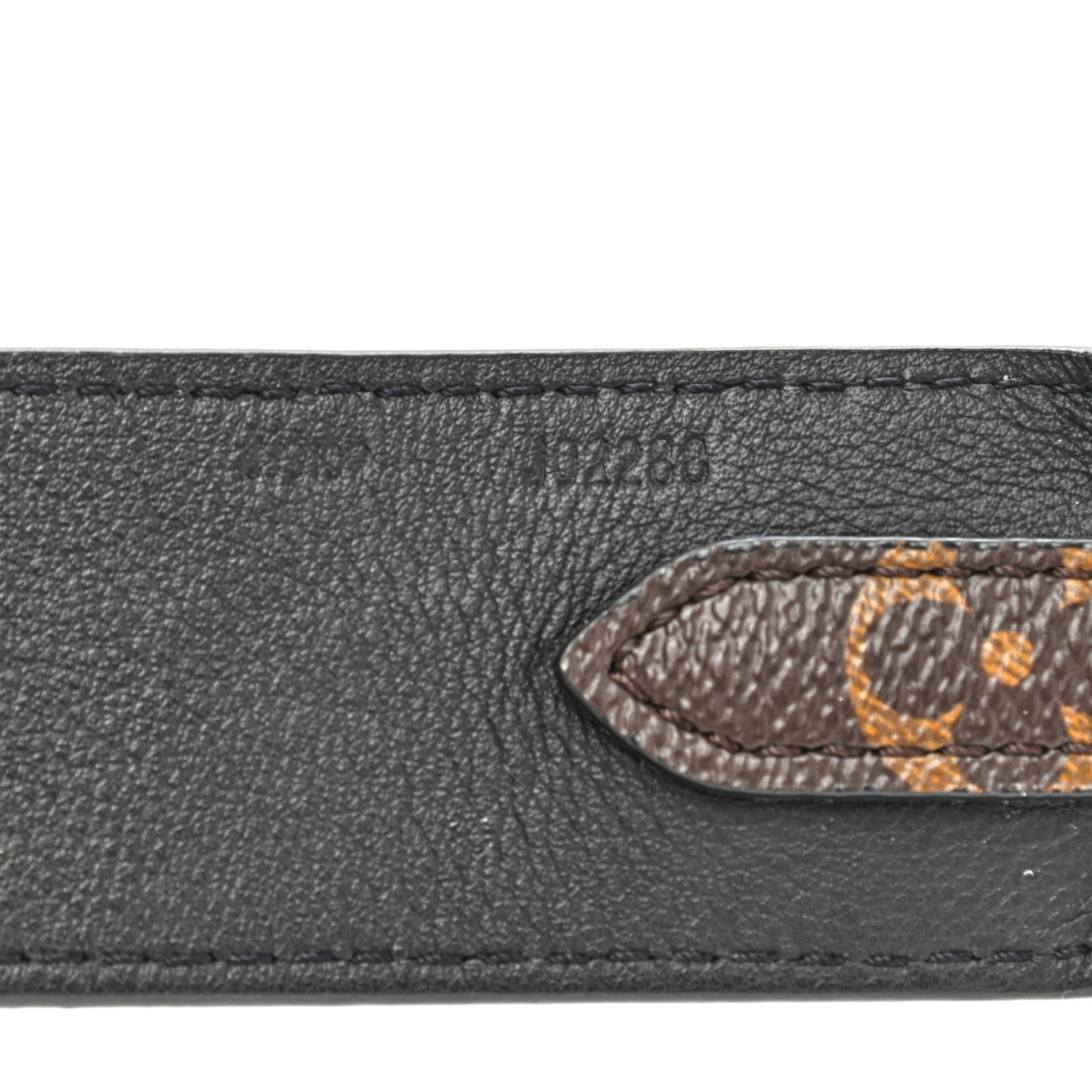 Louis Vuitton Monogram Bandouliere Shoulder Strap Black 4 of 4