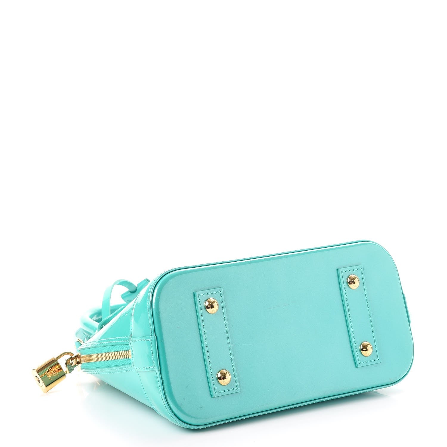 Louis Vuitton Vernis Alma BB Blue Lagon 5 of 13
