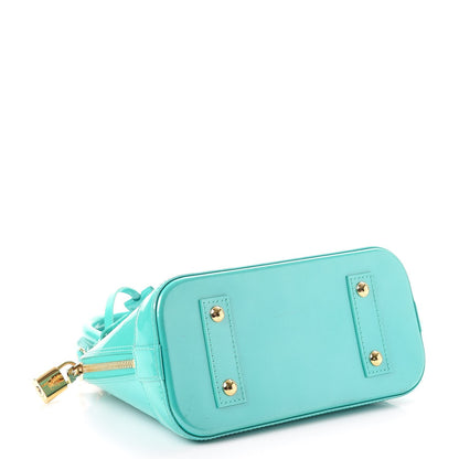 Louis Vuitton Vernis Alma BB Blue Lagon 5 of 13
