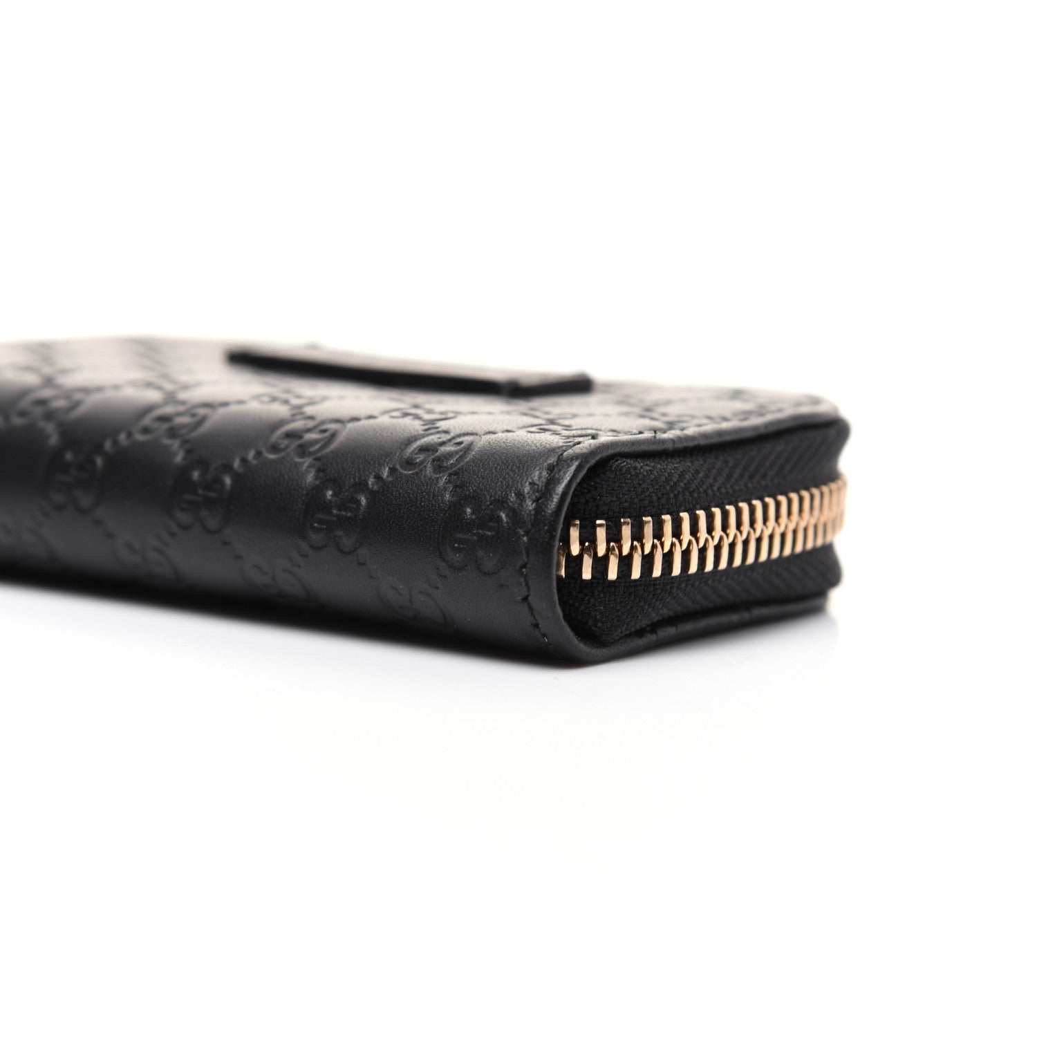 Gucci Microguccissima Zip Around Card Case Black 7 of 10