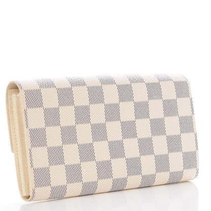 Louis Vuitton Damier Azur Sarah Wallet 3 of 7