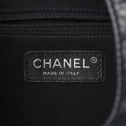 Chanel Aged Calfskin Quilted Coco Supple Hobo Black 6 of 11