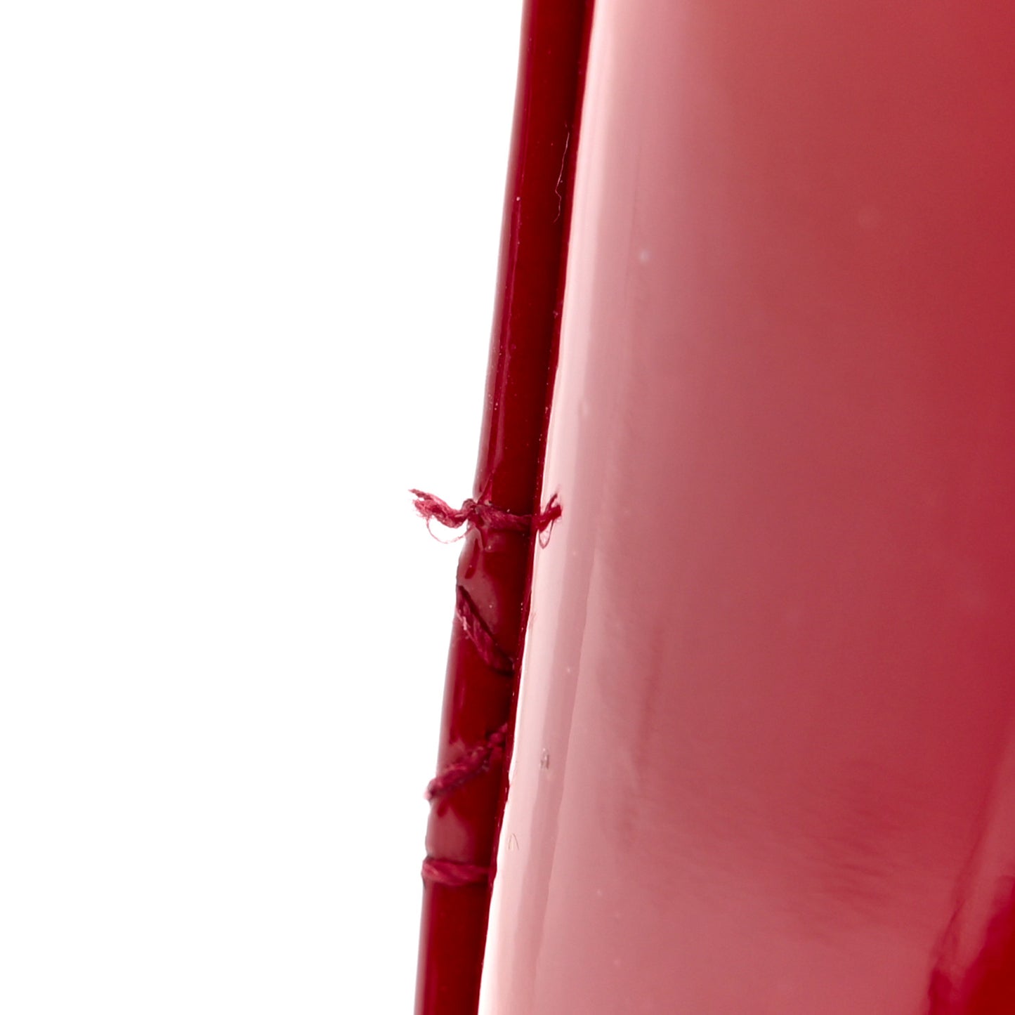 Patent Cannage Mini Lady Dior Red