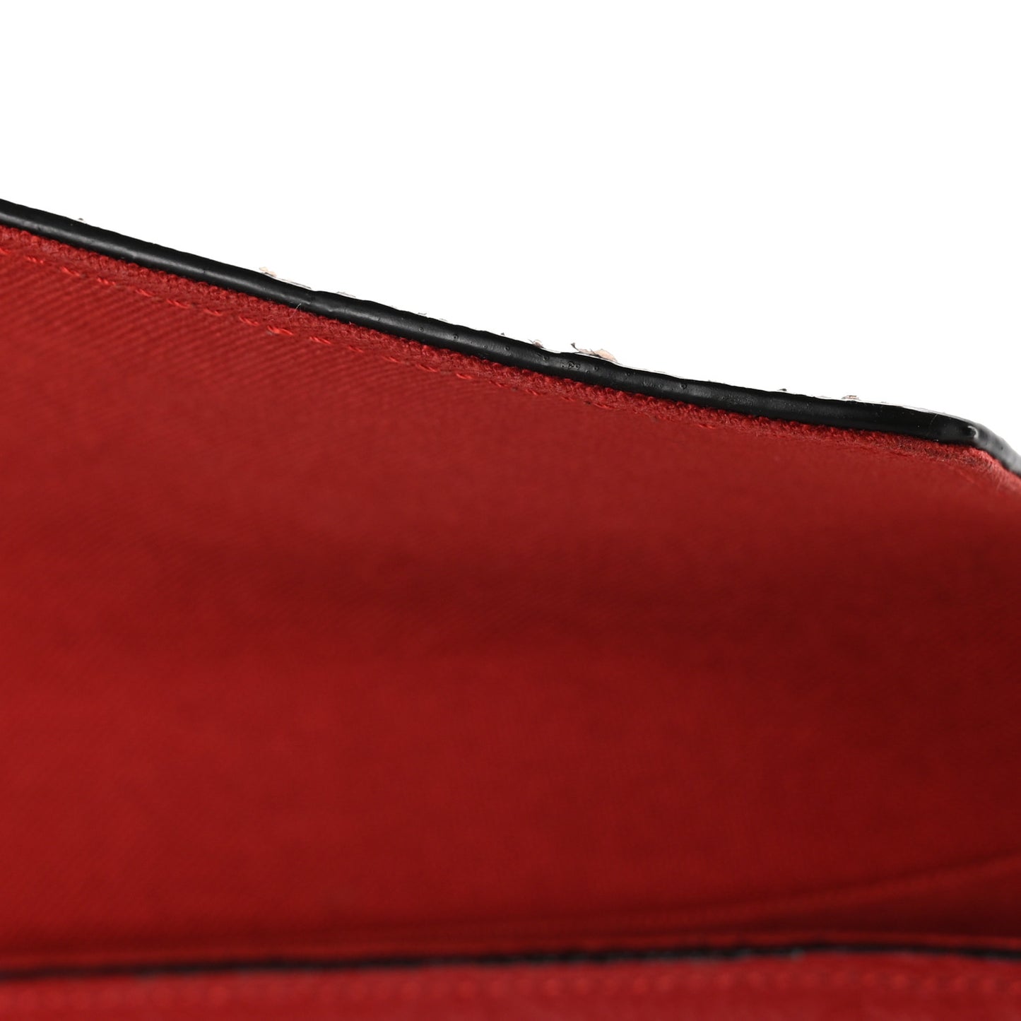 LOUIS VUITTON Empreinte Pochette Felicie Chain Wallet Scarlet