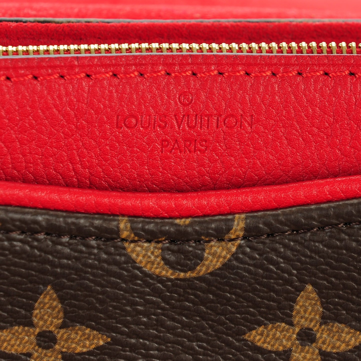 Monogram Pallas Chain Cherry