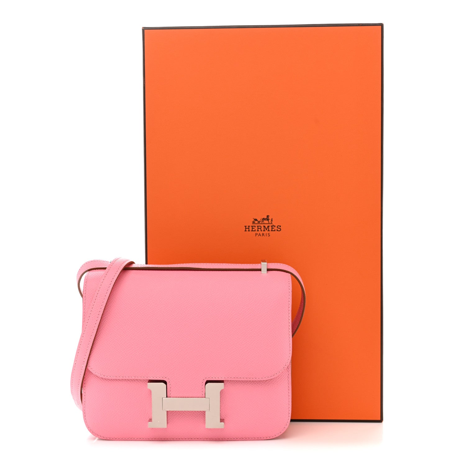 Hermes Epsom Constance 18 Rose Confetti 12 of 12