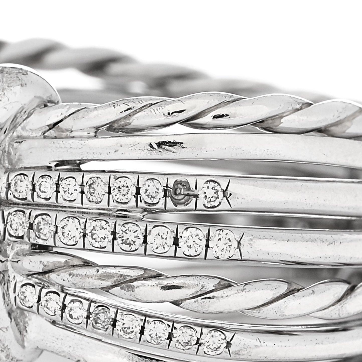 Sterling Silver Diamond Angelika Ring 57 8