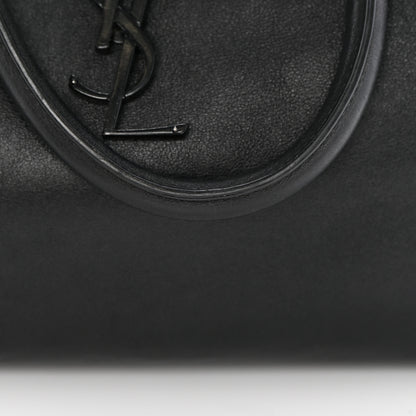 Saint Laurent Calfskin Small Monogram Cabas Black 16 of 17